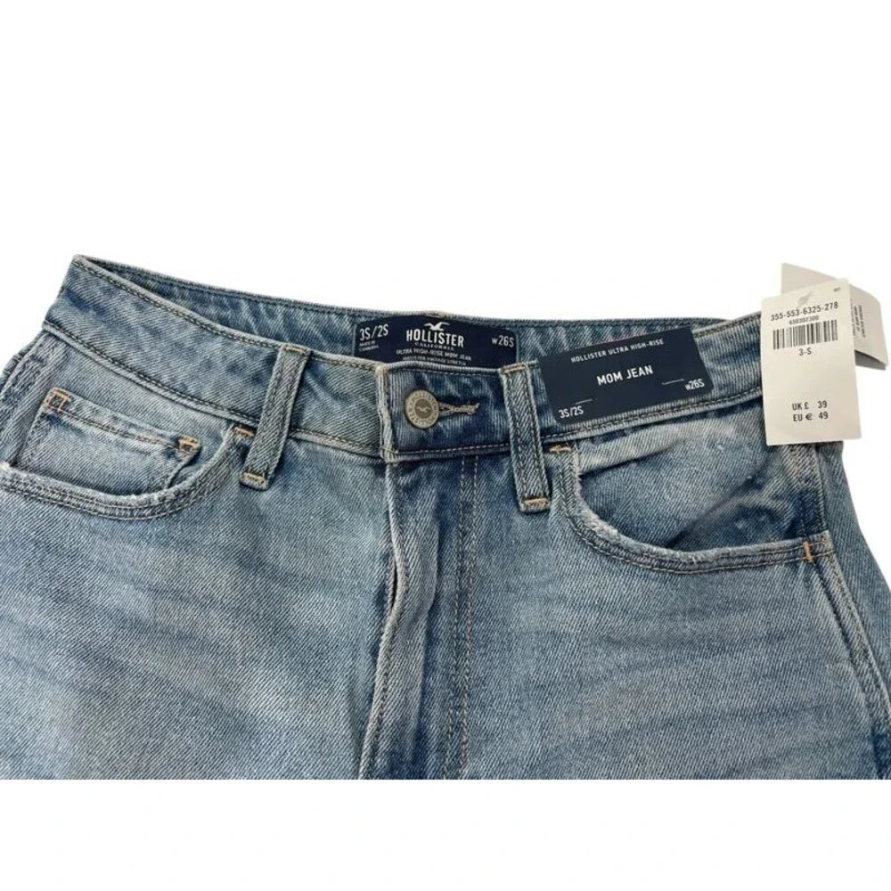 NWT Hollister 3S/2S, 26S Mom Jeans
